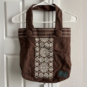 (Y2K) Billabong brown tote bag 12x13in (like-new condition)